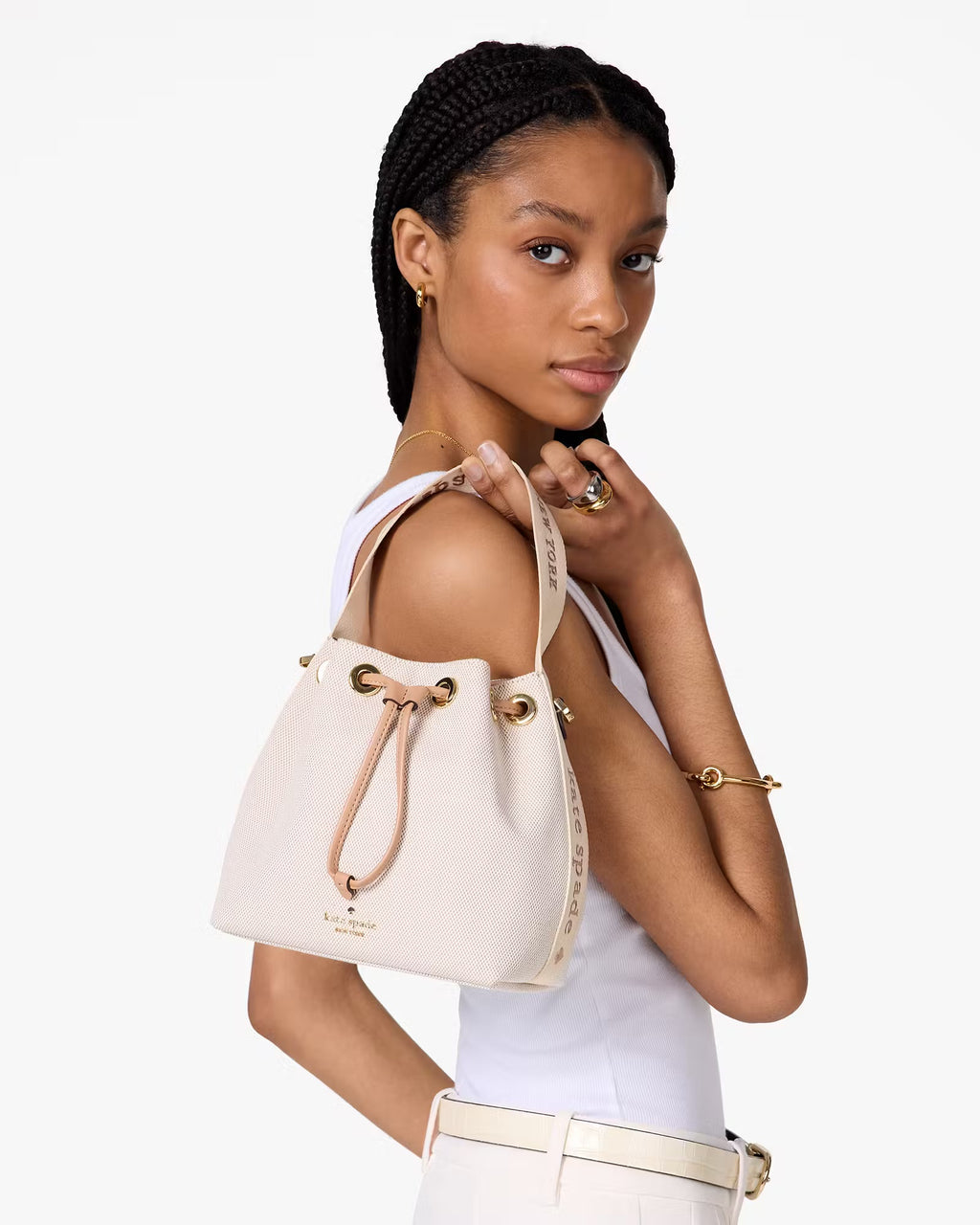 Kip Canvas Bucket Bag