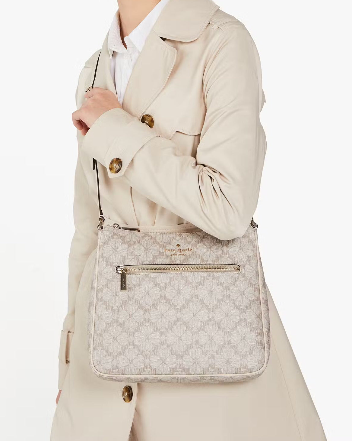 Signature Spade Flower Large Swingpack Crossbody