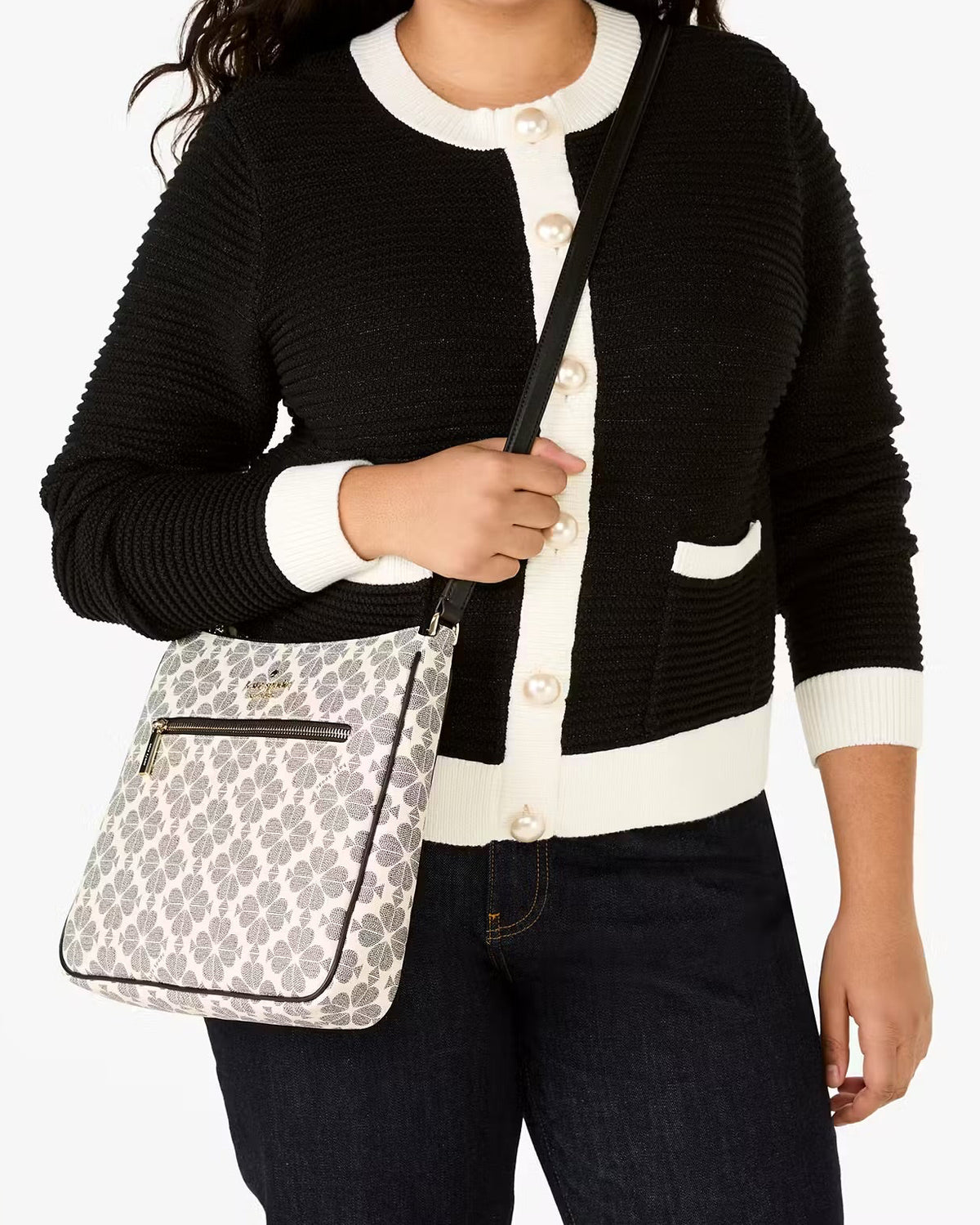Signature Spade Flower Large Swingpack Crossbody