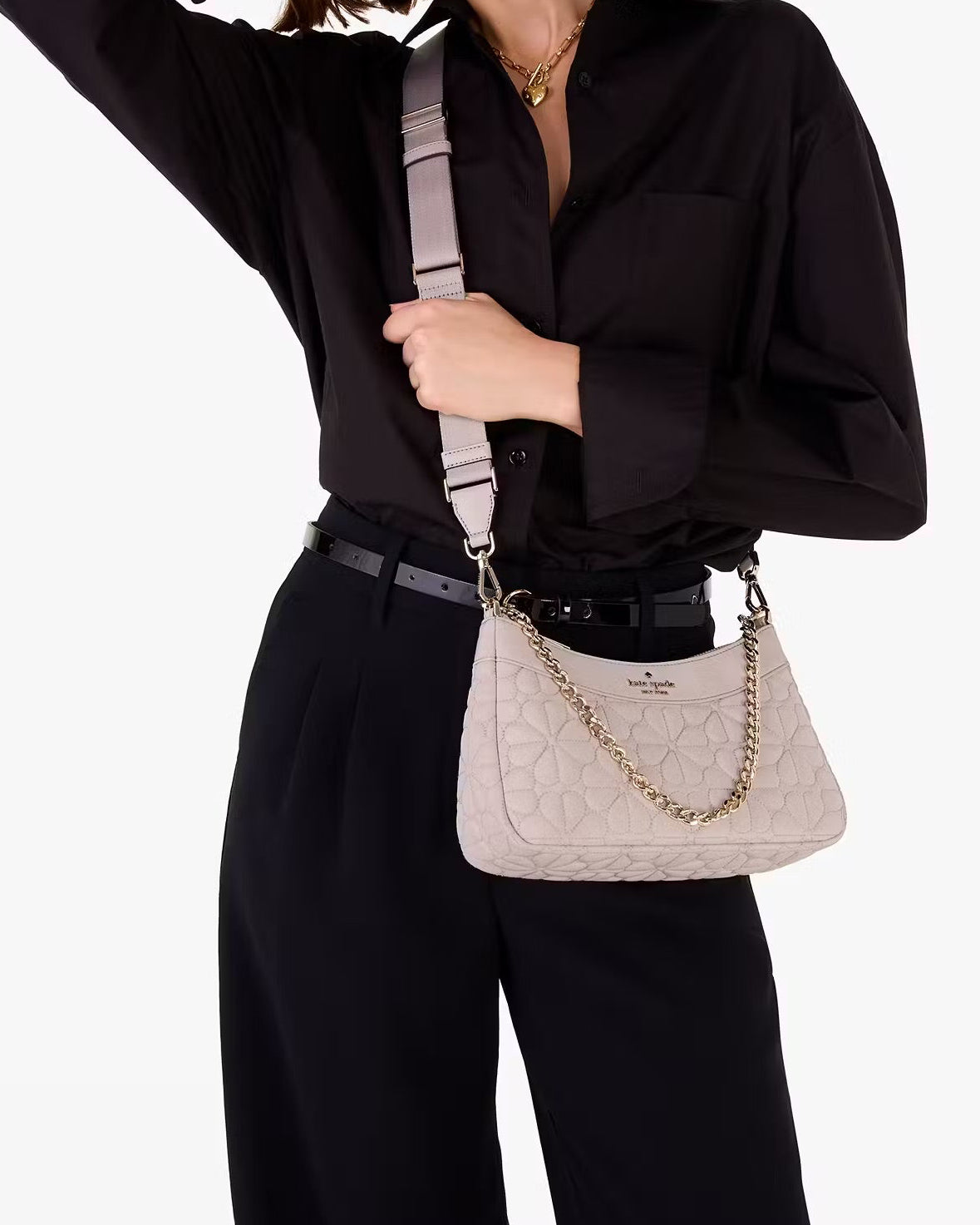 Spade Flower Convertible Crossbody