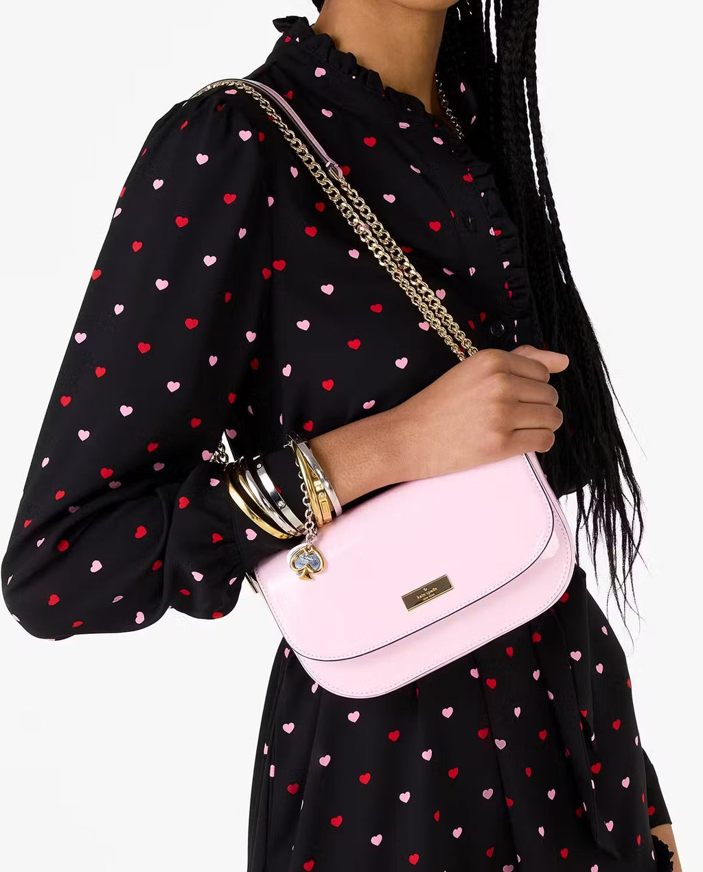 Krista Patent Chain Crossbody