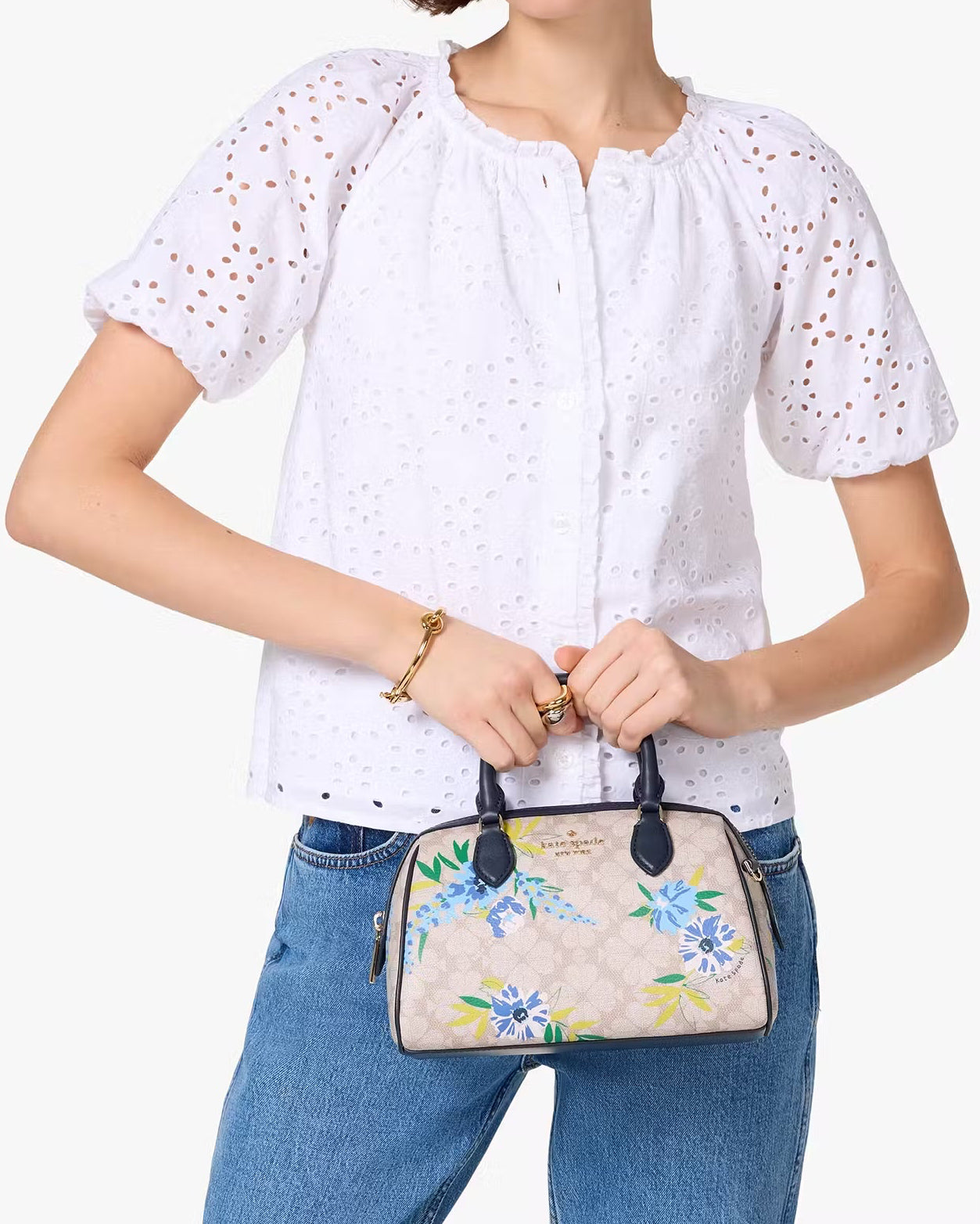 Spade Flower Small Dolly Duffle